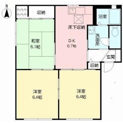 エクセレント川副の物件間取画像